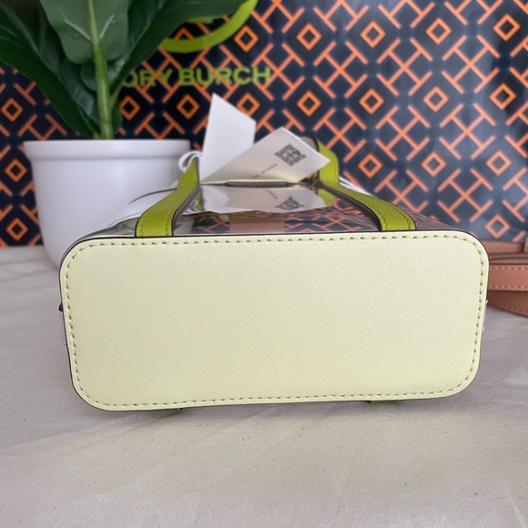 NWT tory burch Blake clear mini shopper leather crossboy shoulder bag - Picture 9 of 14